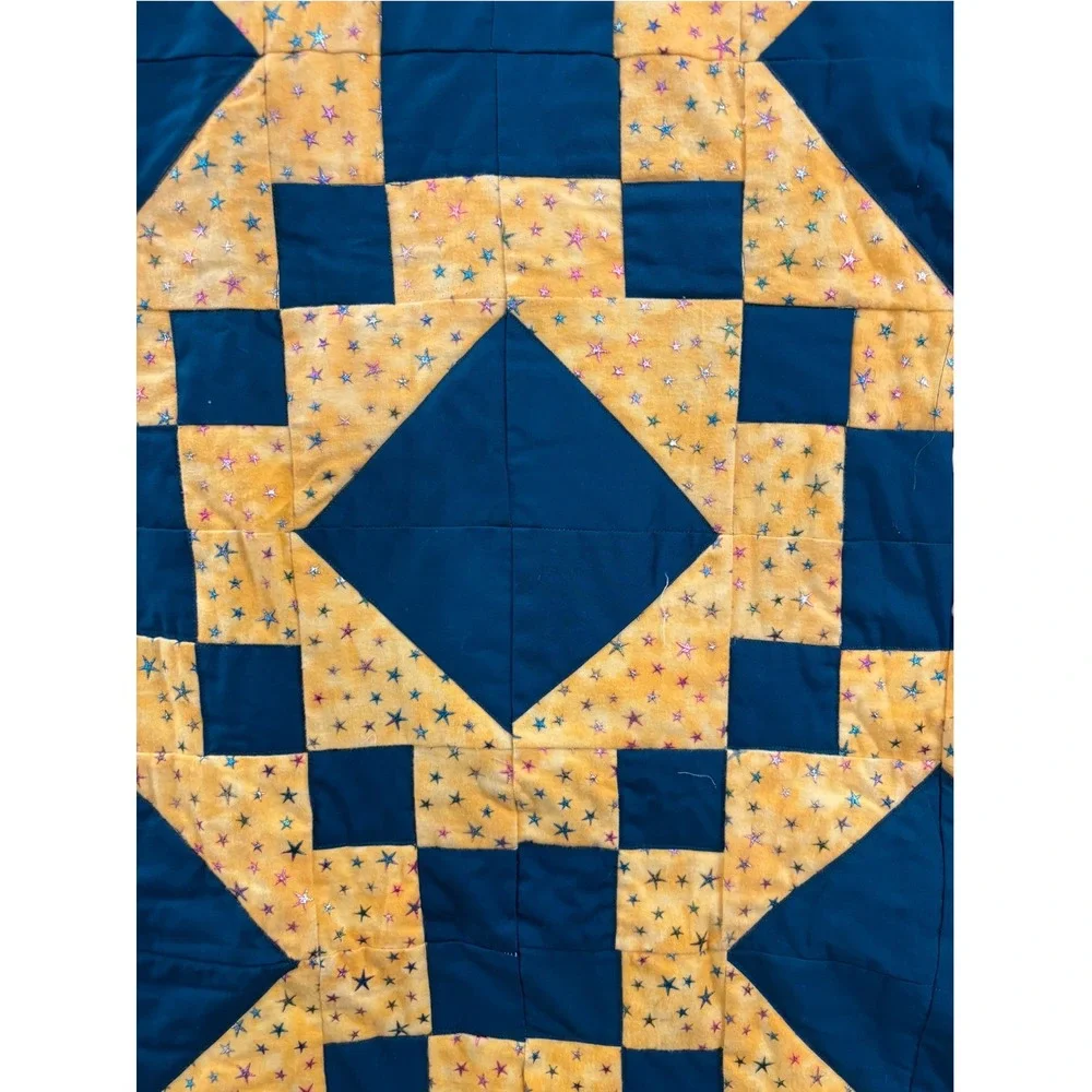 Handmade patchwork wall